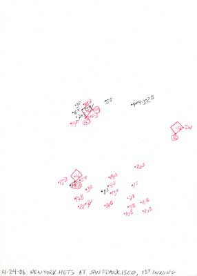 4-24-06 N.Y. Mets at San Francisco, 1st Inning