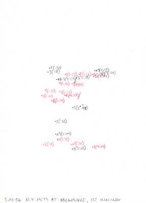 5-14-06 N.Y. Mets at Milwaukee, 1st Inning