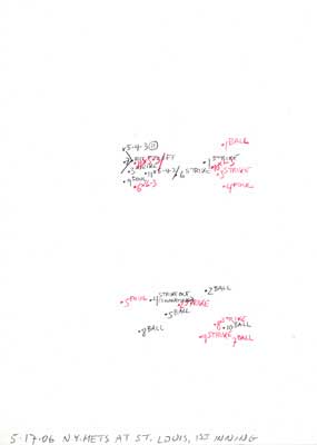 5-17-06 N.Y. Mets at St. Louis, 1st Inning