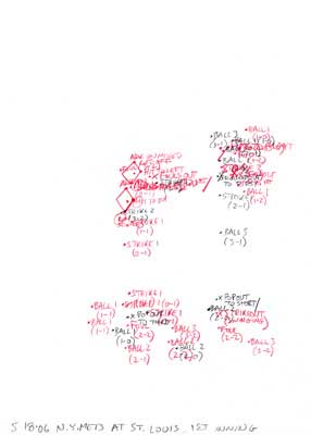 5-18-06 N.Y. Mets at St. Louis, 1st Inning