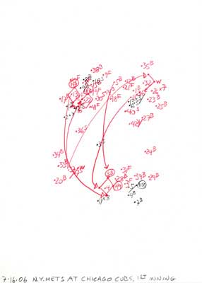 7-16-06 N.Y. Mets at Chicago Cubs, 1st Inning